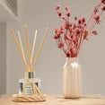 thumbnail image 3 of 100ml Scent Diffuser with 6 Fiber Sticks, 3.5 oz Reed Diffuser Set Aromatherapy Fragrance Diffusers Air Fresheners for Home Bedroom Bathroom (Mango), 3 of 8