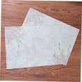 thumbnail image 3 of OULII 50pcs Paper for Letter Writing with Floral Design in Blue Rose, 3 of 8