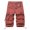 Red@GC@, variant on CONZONE Mens Baggy Cargo Shorts Casual Solid Color Buttons Cargo Shorts for Men Lightweight Relaxed Fit Summer Workout Shorts With Pockets