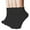 Black, variant on 4 Pack Unisex Blister Control Athletic Ankle Quarter Cushion Socks For Running Tennis And Workout athletic socks Black