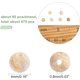 thumbnail image 4 of Cuentas naturales, 5 hebras, 4 mm, redondas, esmeriladas, sin teñir, de amazonita natural para hacer collares, 4 of 6