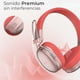 thumbnail image 4 of Audifonos Diadema Inalambrica ACTECK LUXE CHIC HP710 Microfono Integrado Bluetooth 5.4 Salmon AC-940894, 4 of 6