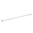 thumbnail image 3 of Zenna Home Rust-Resistant Adjustable Tension Decorative Shower Rod, White, 3 of 5