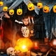 thumbnail image 5 of Guirnalda de luces de calabazas | Guirnalda de luces LED de Halloween con 10 lindas calabazas para decoración de fiestas en interiores y exteriores, 5 of 8
