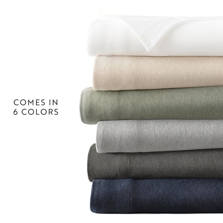 Comfort Canopy Jersey Cotton Queen 4-Piece Sheet Set in Sage photo 5