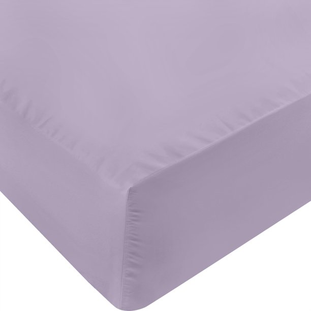 Sábana ajustable Utopia Bedding Queen Lavender de microfibra