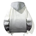 thumbnail image 5 of RXIRUCGD Veste à Capuche Slim Mode pour Hommes avec Cordon de Serrage, Noir, Taille : 2TG, 5 of 5