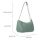 thumbnail image 4 of Bolso vagabundo de moda para mujer, bolso informal con cremallera para la axila, para regalo de cumpleaños (verde) Ehuebsd Para Estrenar, 4 of 9