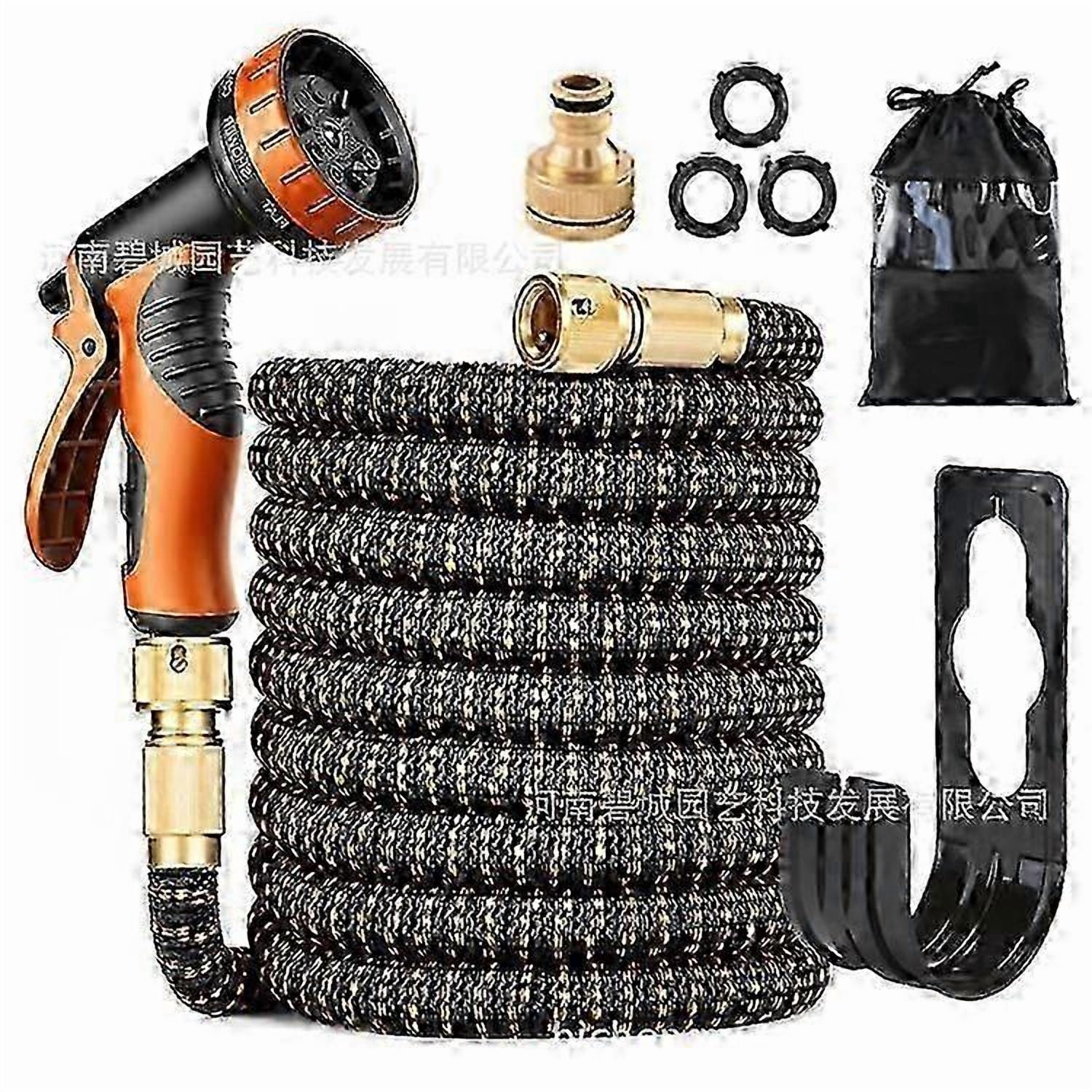 (100FT)Pocket Hose Copper Bullet Expandable Garden Hose Pattern Thumb Spray 25 FT Patented Lead-Free Ultra-Lightweight Solid Copperg