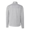 thumbnail image 3 of Men's-Cutter & Buck  Gray Real Salt Lake Stealth Hybrid Quilted Full-Zip Windbreaker Jacket, 3 of 3