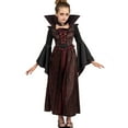 thumbnail image 4 of MUXiin Kids Vampire Halloween Costumes for Girls Vampiress Role Play Cosplay Dress Up, 4 of 4