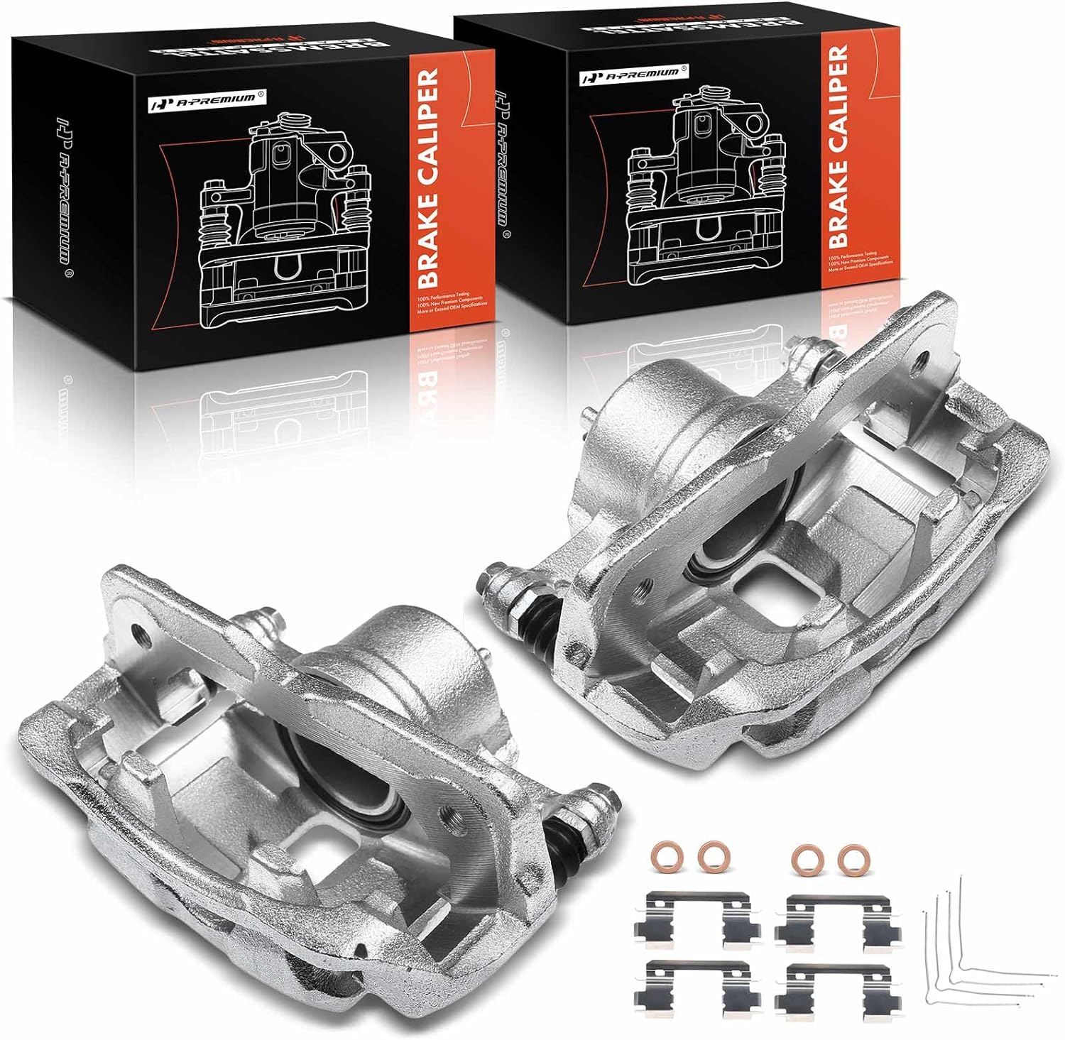 Brake Rotors Brake Caliper Rear A-Premium W/Bracket For Acura EL RSX