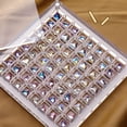 thumbnail image 2 of Caja Presentación Concha Magnética Acrílica Caja Almacenamiento Portátil Transparente para Almacenamiento Joyas (64), 2 of 9