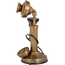 Antique Miniature Vintage Rotary Dial Office Candlestick Phone Replica Desktop Ornament Home Decorative Table Telephone Show case Props
