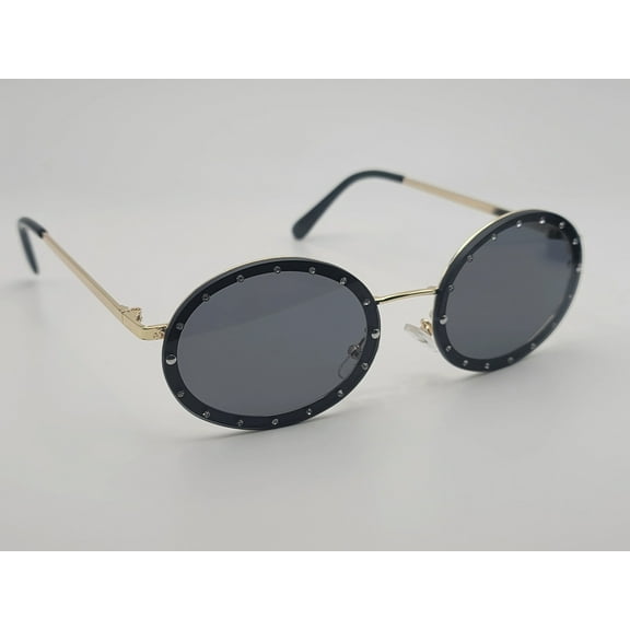 Popular Fashion Small Oval Women Luxury Sunglasses Vintage Punk