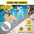 thumbnail image 1 of Barandilla para piscina VEVOR Acero inoxidable 304 48x36 Capacidad de carga 250 libras, 1 of 9