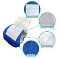 thumbnail image 4 of Bandas abdominales reutilizables para perros machos, paquete de 4 pañales lavables, talla L, color liso, 4 of 7