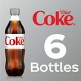 Diet Coke Diet Cola Soda Pop, 16.9 fl oz Bottles, 6 Pack