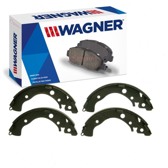 Wagner Rear Drum Brake Shoe compatible with Honda Fit 2009-2019