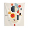 thumbnail image 4 of Bauhaus Tapestry, Geometric Abstract Wall Art Hanging Cool Unique Vertical, 4 of 4