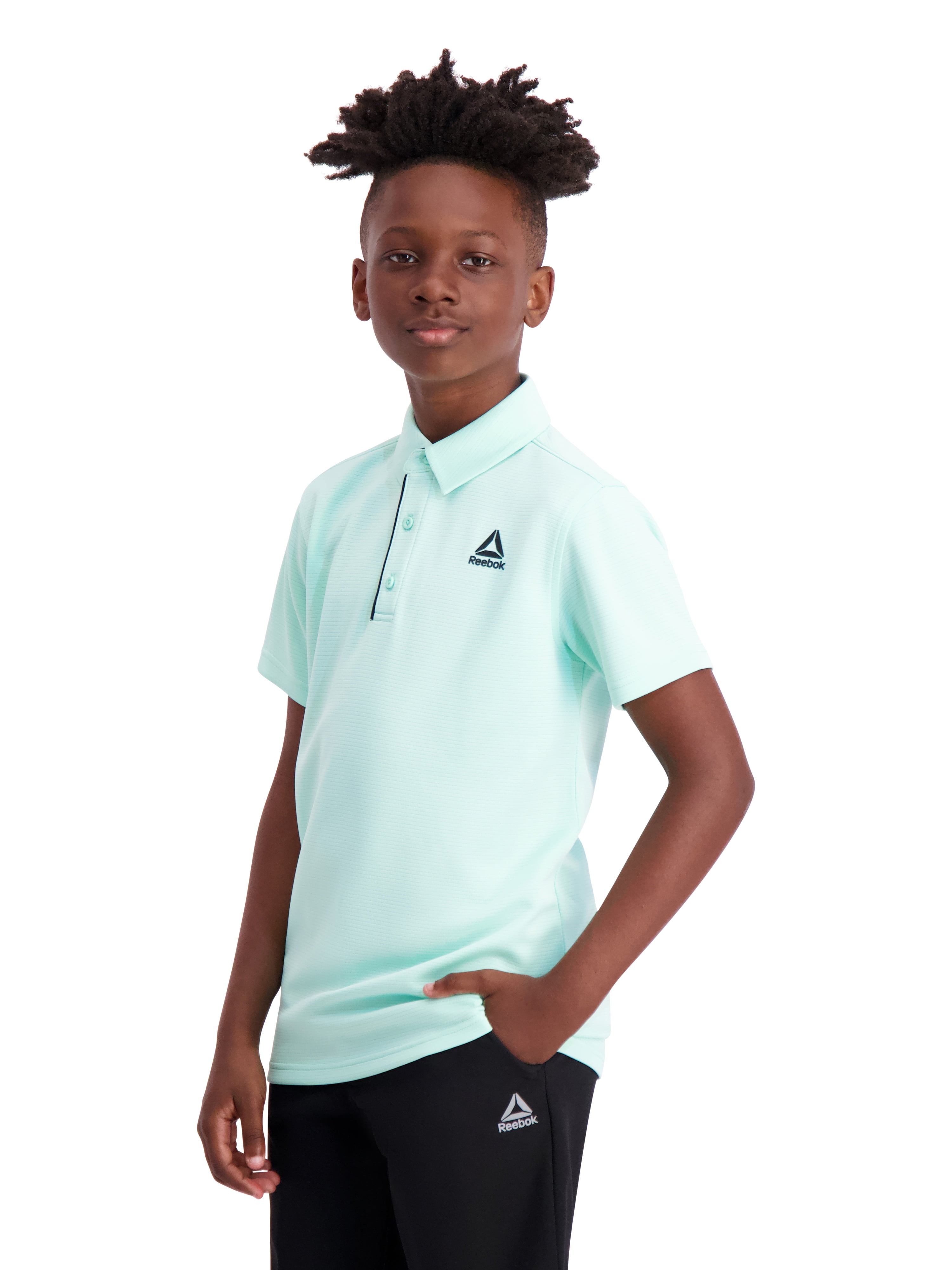 Reebok Boy's Performance Polo Uniform Shirt, Sizes 4-18