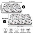 thumbnail image 3 of Haiem Dachshund Dog Puppy Car Windshield Sun Shade - Blocks UV Rays Sun Visor Protector, Sunshade to Keep Your Vehicle Cool, Universal Fit SUV Van Sedan-, 3 of 7