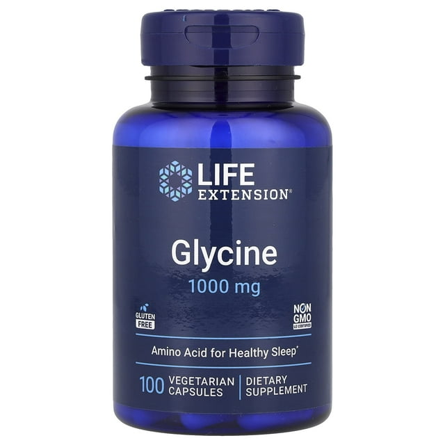 LIFE EXTENSION | Glycine 1000 mg | 100 Vegacaps