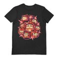 thumbnail image 1 of Ilustrata - Camiseta Daruma Cat para Adultos Unisex (Negro, Naranja), 1 of 2