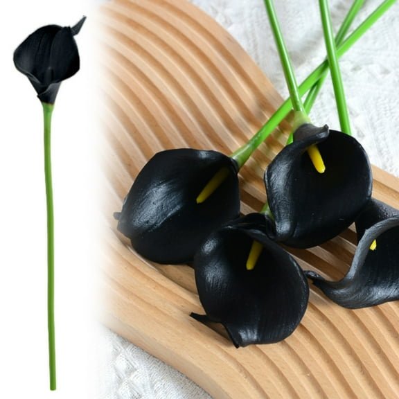 Artificial flowers Simulation Flower High End New Living Room 10 Calla Simulation Flower Flower Holding Flower Wedding