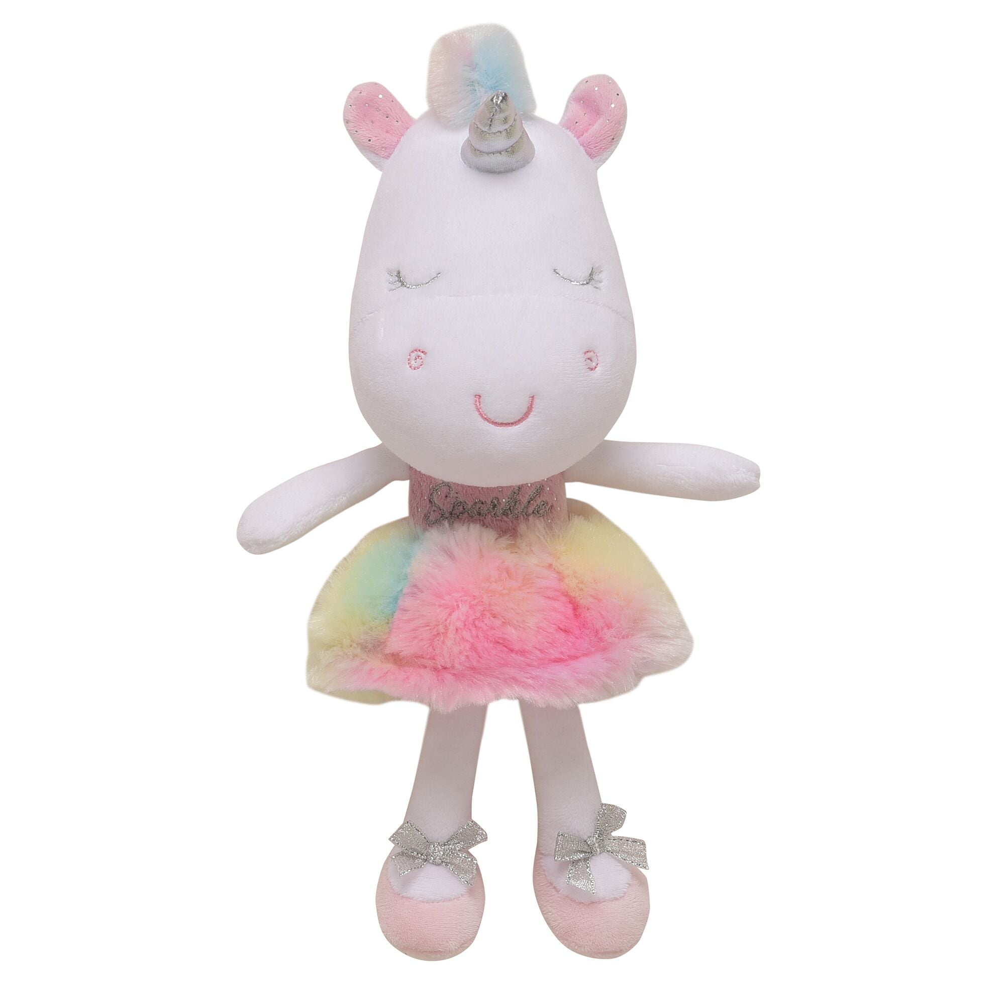 Baby Starters Interactive Gabby 11" Unicorn Doll Plush Toy Plays a