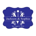 thumbnail image 1 of 100 PCS Personalized Wedding Favor Gift Paper Tags Custom Made Hang Tags, 1 of 1