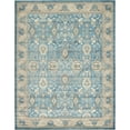 thumbnail image 3 of Unique Loom Gaisberg Salzburg Rug Light Blue/Gray 10' x 13' 1" Rectangle Border Traditional Perfect For Living Room Bed Room Dining Room Office, 3 of 7