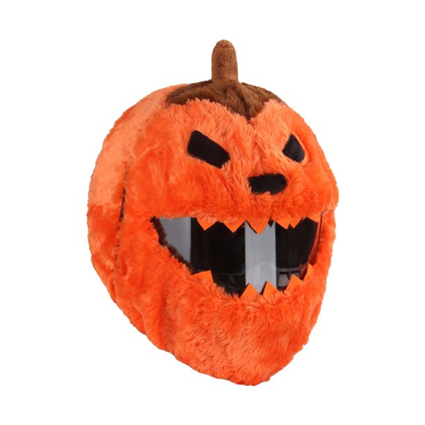 Funda Para Motocicleta De Halloween Calabaza Accesorio De Dibujos Animados Funda Para La Cabeza