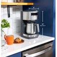 thumbnail image 5 of GE Drip Coffee Maker With Timer | 10-Cup Thermal Carafe Pot Keeps Coffee Warm for 2 Hours | Adjustable Brew Strength | Wide Shower Head for Maximum Flavor | Kitchen Essentials | Stainless Steel, 5 of 5