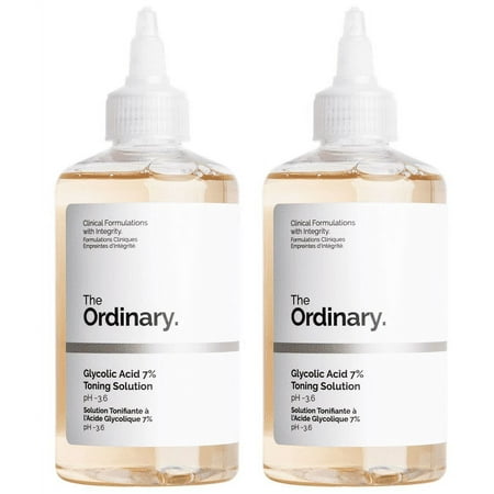 (2 Pack) The Ordinary Glycolic Acid 7% Toning Solution 240ml