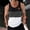 Black, variant on Mens Workout Tank Tops Qiggri Men Casual Fashion Patchwork Print Pullover Round Neck Sports Tank