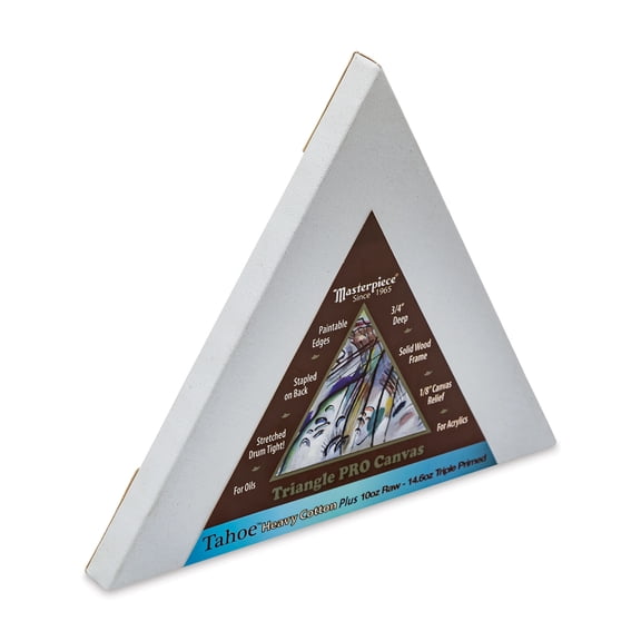 Masterpiece Tahoe Cotton Canvas Shape - Triangle, 8-1/2"