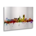 thumbnail image 2 of Trademark Fine Art 'San Francisco City Skyline' Brushed Aluminum Wall Art Art by Michael Tompsett, 2 of 4