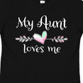 thumbnail image 4 of Inktastic My Aunt Loves Me- Heart Boys or Girls Toddler T-Shirt, 4 of 5