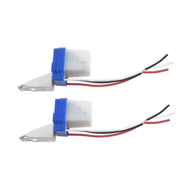 2 uds interruptor de Sensor de luz de calle automático encendido apagado interruptor de foto 220v 10a Afortunado Sencillez