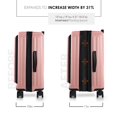 thumbnail image 3 of Equipaje de mano TRAVELARIM, carcasa rígida de 22 pulgadas con bolsa para cosméticos, 3 of 9