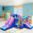 thumbnail image 3 of Costway Bountech Inflatable Bounce Castle Dual Slides Jumping Bouncer w/ Climbing Wall, 3 of 10