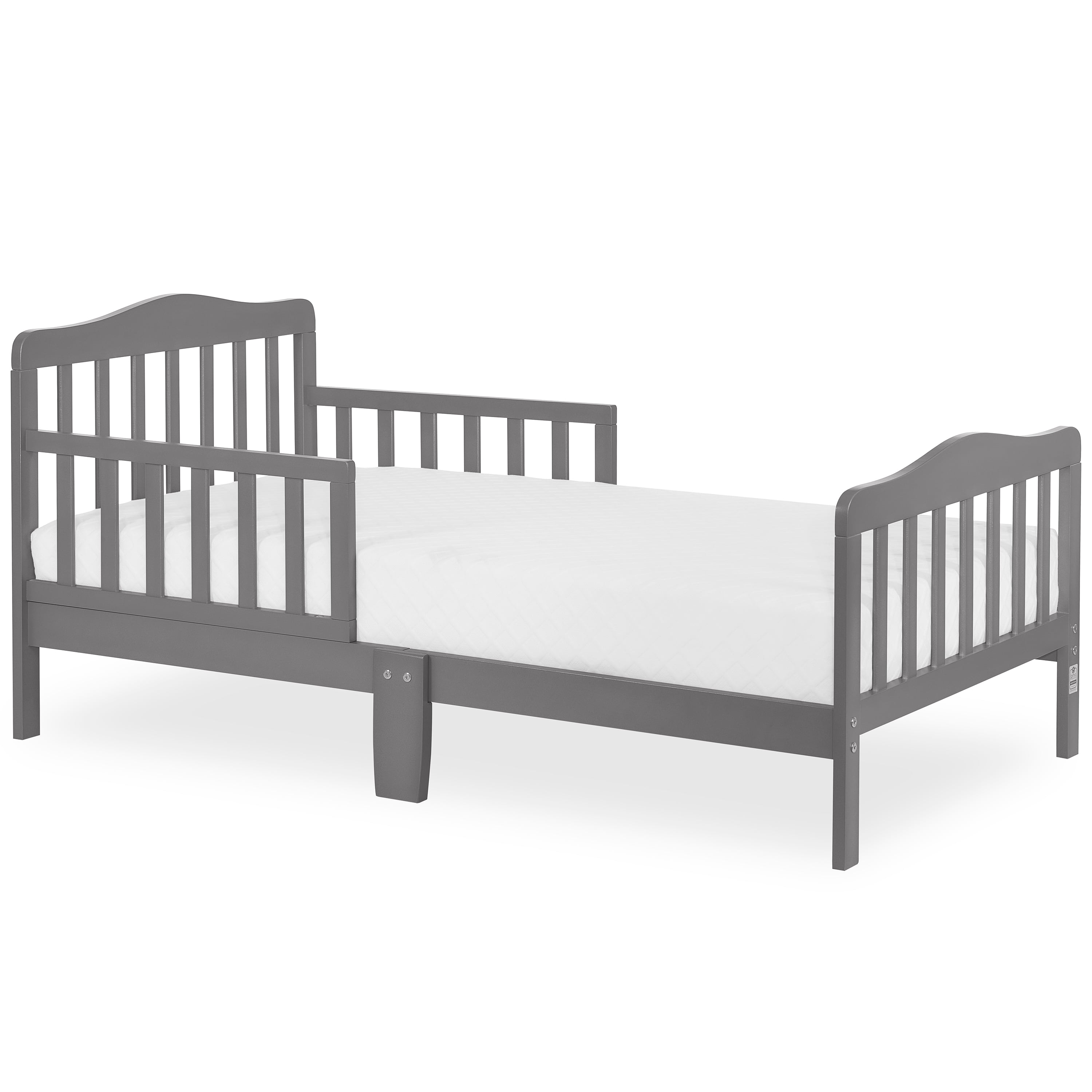 Dream On Me Classic Design Toddler Bed, Steel Grey