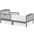 thumbnail image 2 of Dream On Me Classic Design Toddler Bed, Steel Grey, 2 of 8