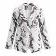 thumbnail image 6 of BODOAO Women's 2026 Trendy Long Sleeve Blazer Jacket with Various Prints, Versatile Double Breasted Suit Coat for Business Casual Office, Work, Party and Daily Wear Outfits Black L, 6 of 6