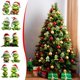 thumbnail image 2 of Colgante con tema de película de terror, 8 cm, adorno colgante plano creativo de Navidad, colgante para árbol de Navidad, colección artesanal, decoración para árbol de fiesta de Navidad, 2 of 4