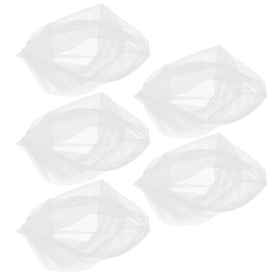 WASHWEPE 5Pcs Reusable Bag for Fish Tank in Transparent Color 13.8X15.7in