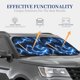thumbnail image 4 of Balery Blue Lightning Parasol para parabrisas de coche de 2 piezas | Parasol plegable para parabrisas delantero de coche para la mayoría de sedanes-Small, 4 of 6