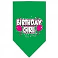 thumbnail image 2 of Birthday Girl Screen Print Bandana Emerald Green Small, 2 of 2