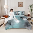 thumbnail image 4 of Castle Fairy Gradient Oil Painting Queen Comforter Set,Vintage Bedding Comforter Set, 4 of 8
